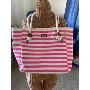 Caribbean Joe canvas tote bag. EUC